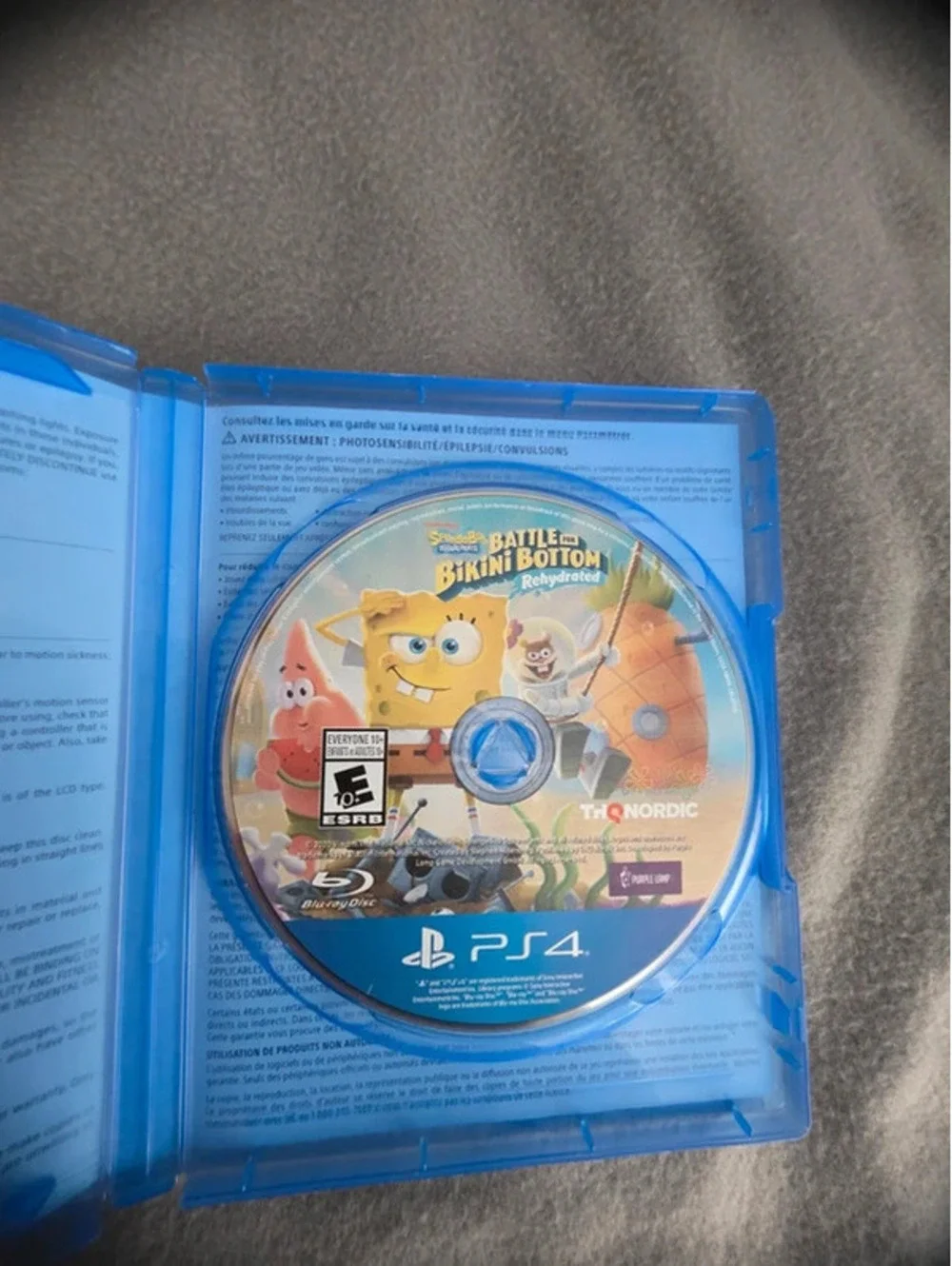 SpongeBob Battle for Bikini Bottom Rehydrated PS4